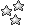 Three Small Silver Stars
